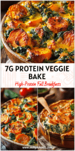 A golden Sweet Potato and Spinach Bake shown in a rustic dish, perfect for Healthy Vegetable Dinner Recipes and Winter Sides.